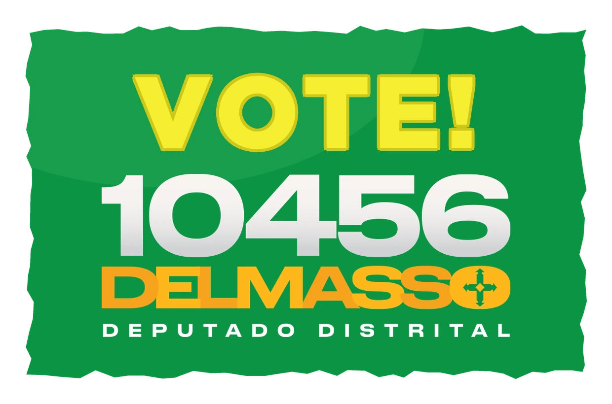 Vote 10456 Delmasso, Deputado Distrital